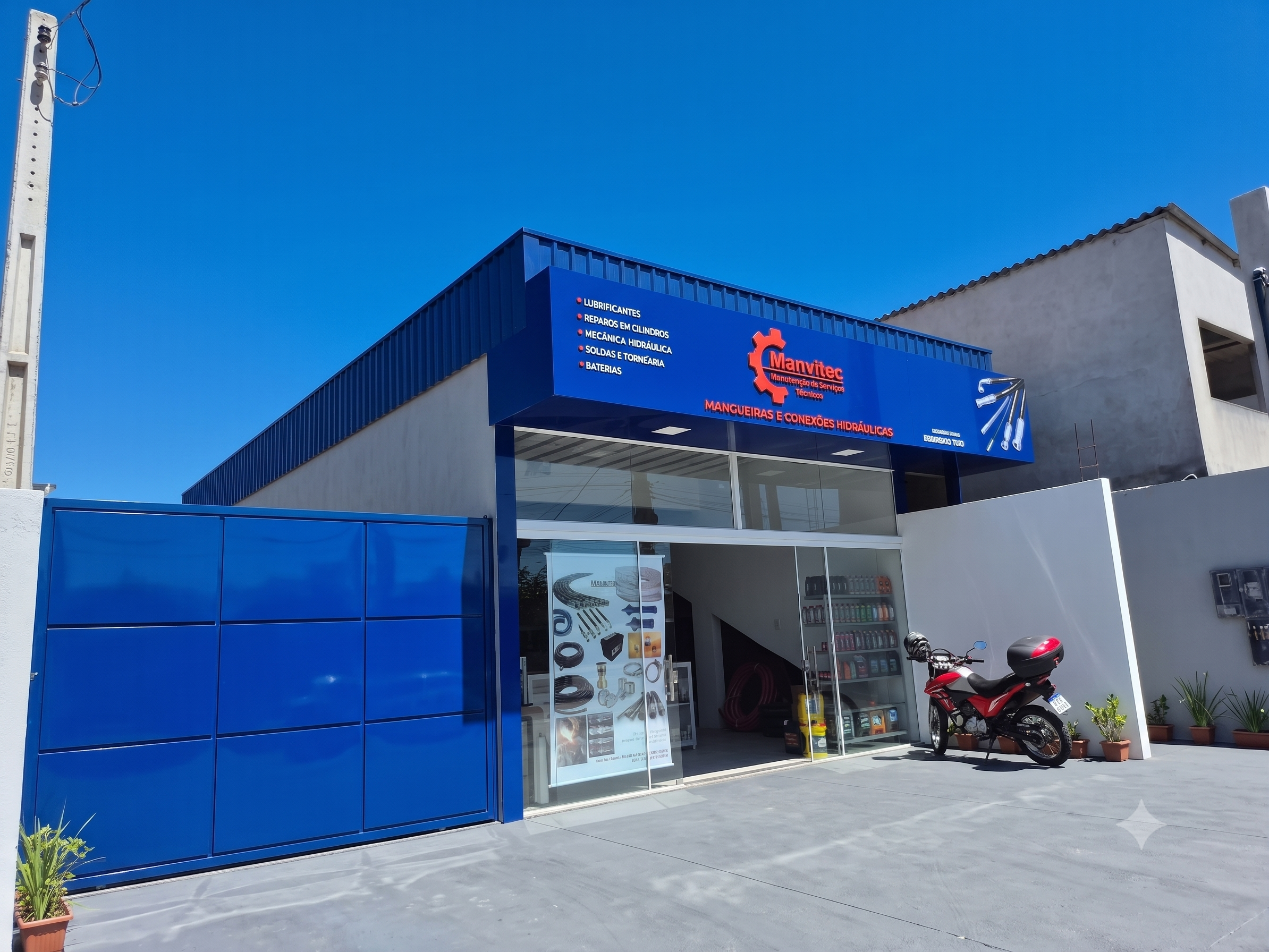 Fachada da Loja Manvitec